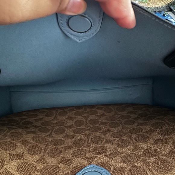 Coach ReLoved Upcrafted Willow Tote In Colorblock With Signature Canvas … - Picture 8 of 9